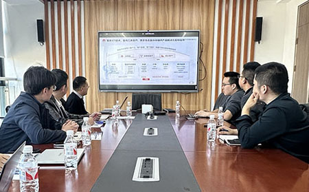 華為濟(jì)南創(chuàng)新中心代表團(tuán)拜訪(fǎng)山東有人物聯(lián)網(wǎng)股份有限公司